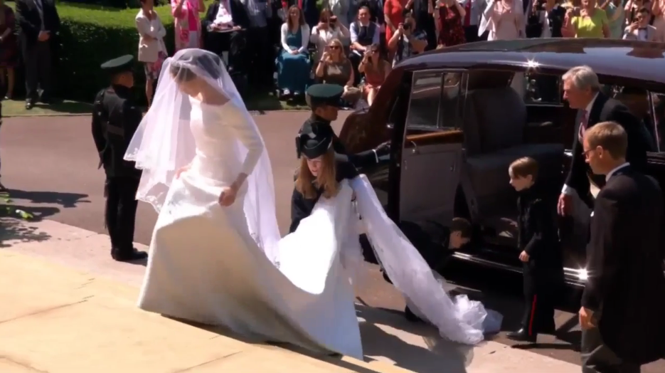 Незабываемые кадры свадьбы принца Гарри и Меган Маркл. Фото Скриншот Youtube