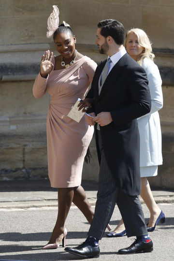 Серена Уильямс с мужем Алексисом Оганяном. Фото AFP