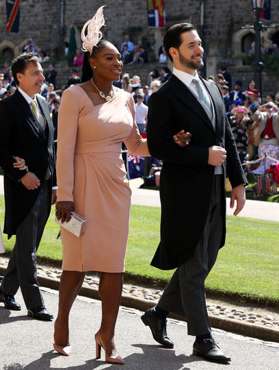 Серена Уильямс с мужем Алексисом Оганяном. Фото AFP