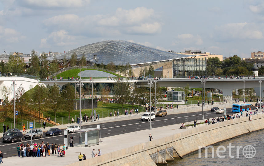 Новый парк в москве зарядье фото