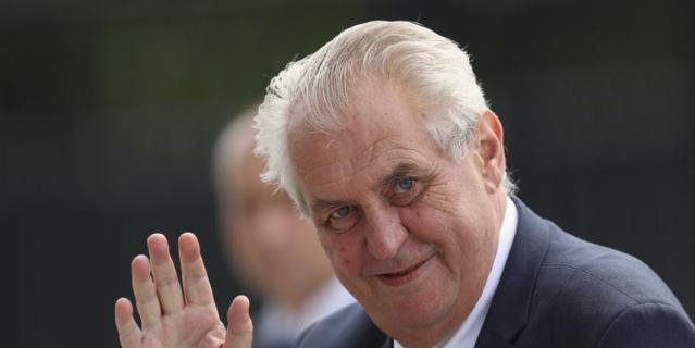 Президент Чехии Милош Земан. Президент Чехии Милош Земан.
