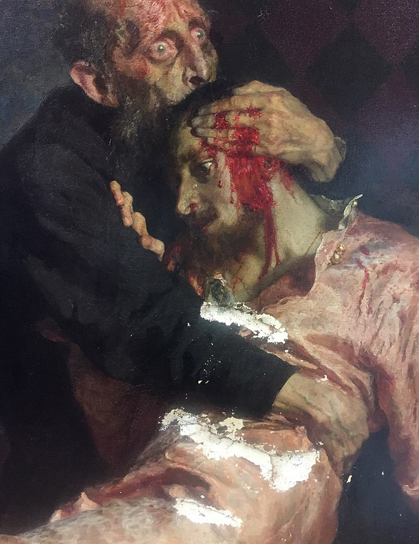 Повредивший картину Репина мужчина объяснил свой поступок. Фото Wikipedia