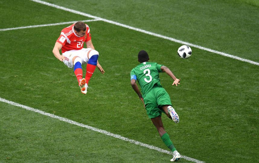 Россия - Саудовская Аравия 5:0: самые отчаянные кадры. Фото Getty