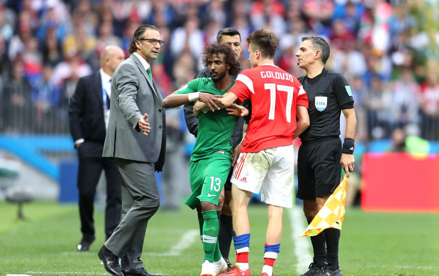 Россия - Саудовская Аравия 5:0: самые отчаянные кадры. Фото Getty