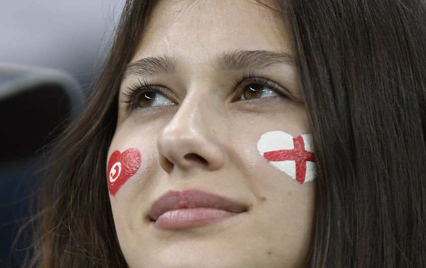 Болельщица матча Тунис – Англия. Фото AFP