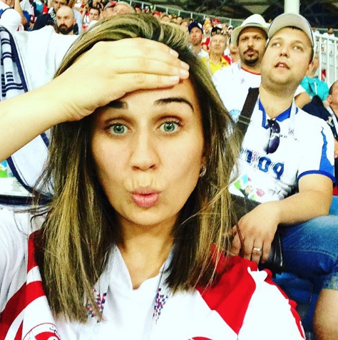 Болельщица на матче Тунис – Англия. Фото Instagram/leyaboho