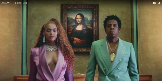 Новый клип на песню, в которой Бейонсе и Jay-Z рассказывают о том, какого успеха, богатства и признания они добились, проводит зрителя по нескольким залам Лувра. Новый клип на песню, в которой Бейонсе и Jay-Z рассказывают о том, какого успеха, богатства и признания они добились, проводит зрителя по нескольким залам Лувра.