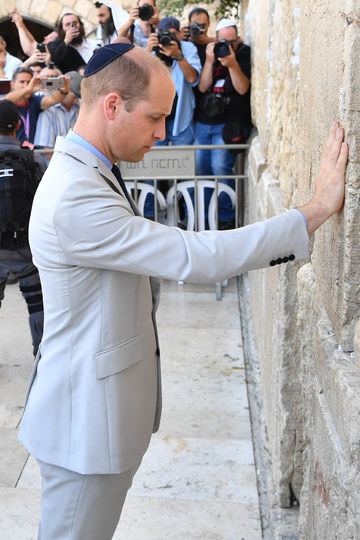 Принц Уильям в Иерусалиме. Фото Getty