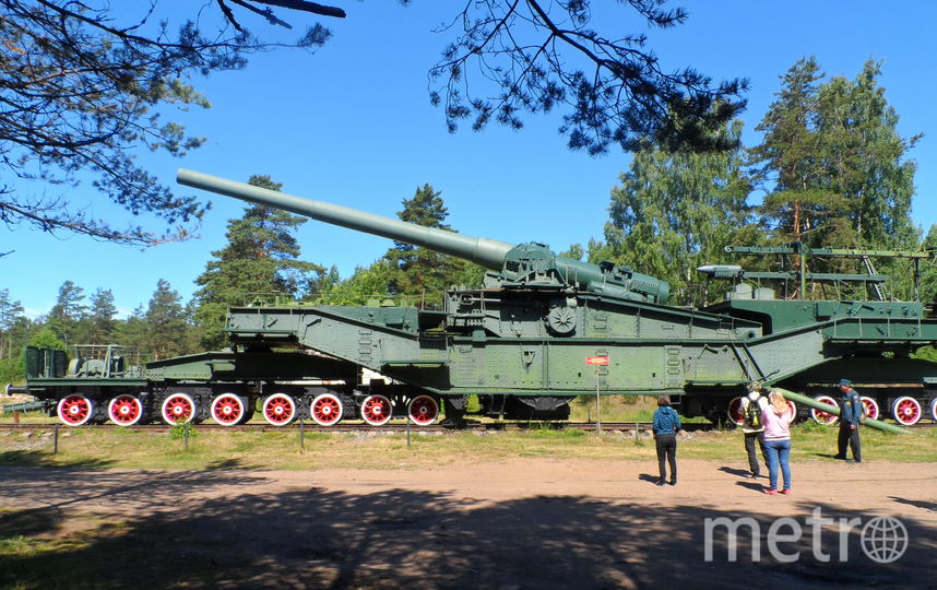 Сверхтяжелая железнодорожная артиллерийская система ТМ - 3 -12. Фото "Metro"