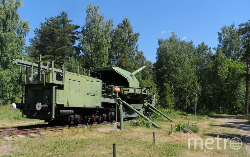 Железнодорожная артиллерийская установка ТМ - 1 -180. Фото "Metro"
