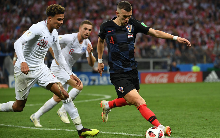 Кадры с матча Хорватия - Англия. Фото AFP