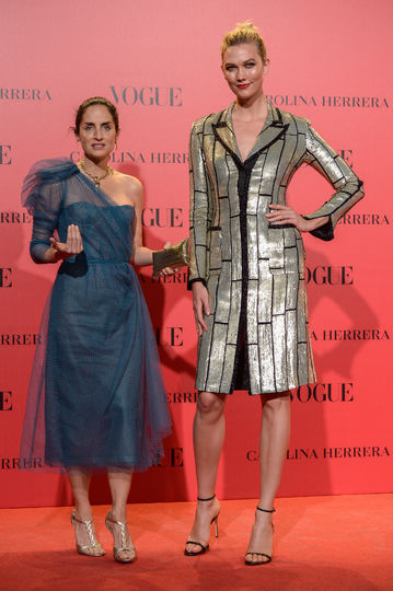 Карли Клосс на вечеринке Vogue в Мадриде. Фото Getty