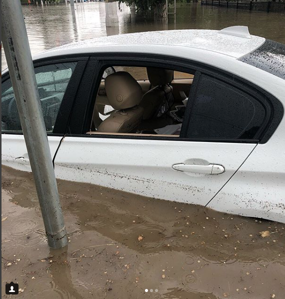 Волгоград поплыл после мощного дождя. Фото Instagram