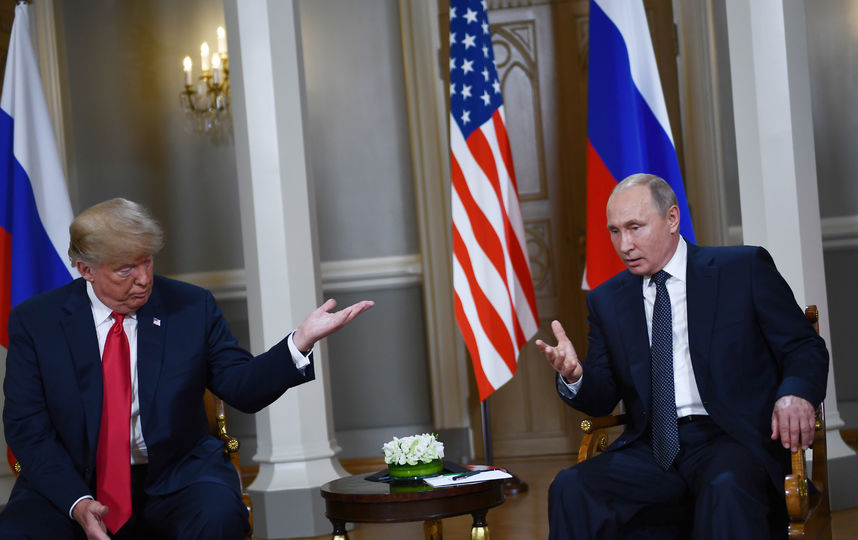 Встреча Путина и Трампа в Хельсинки первые фото и