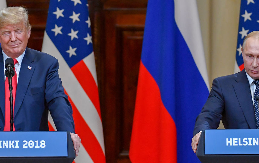 Владимир Путин и Дональд Трамп встретились в Хельсинки. Фото AFP