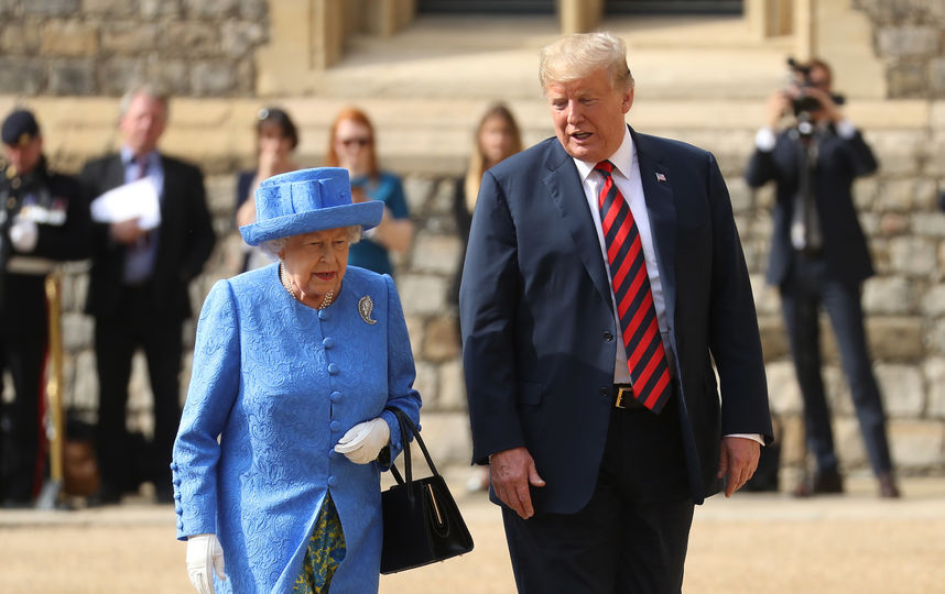 Елизавета II и Дональд Трамп. Фото Getty