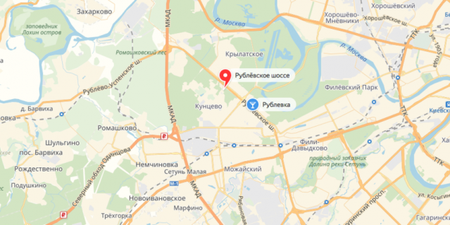 В Москве начался ремонт Рублёвского шоссе