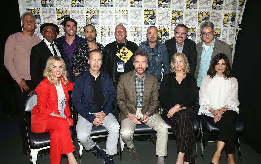 Актеры сериала "Во все тяжкие" на Comic-Con 2018 в Сан Диего. Фото Getty