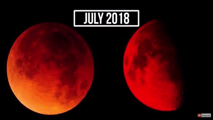 Кровавая Луна пугает землян. Фото Скриншот Youtube