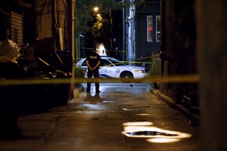 Место, где произошла стрельба в Торонто. Фото AFP