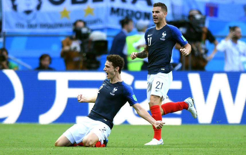 Гол француза Бенжамена Павара в ворота сборной Аргентины признан лучшим на чемпионате мира 2018 года. Фото Getty