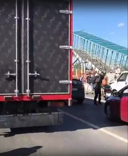 На Ярославском шоссе в Пушкино обвалился мост. Фото vk.com/pushkinosegodnja