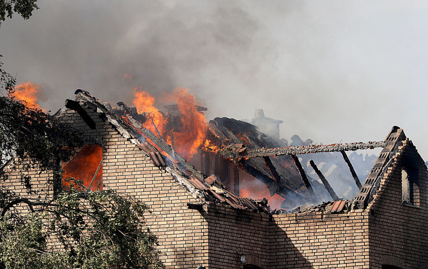 Пожар в Германии. Фото AFP