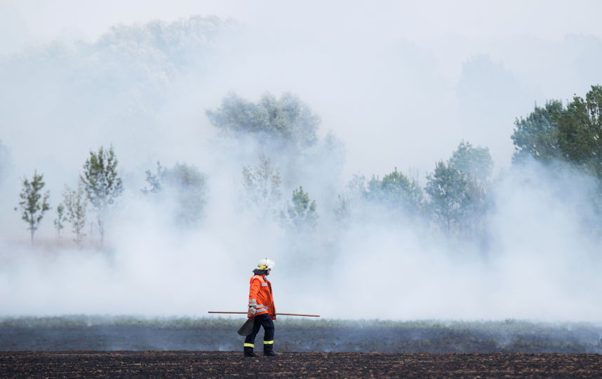 Пожар в Германии. Фото AFP