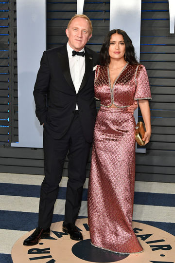 Сальма Хайек с мужем. Фото Getty