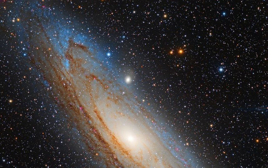 Галактика Андромеды. Фото Скриншот Instagram/cosmic.speck