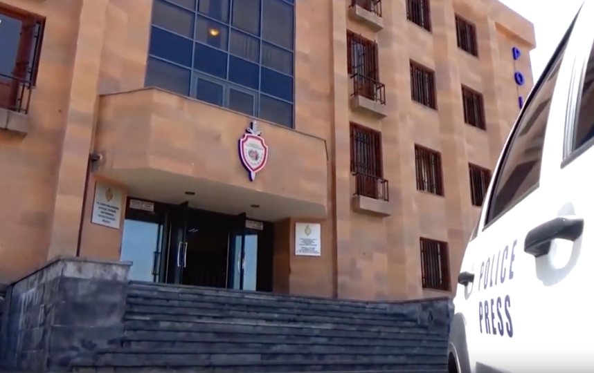 Центральное отделение полиции Еревана. Фото Скриншот Youtube