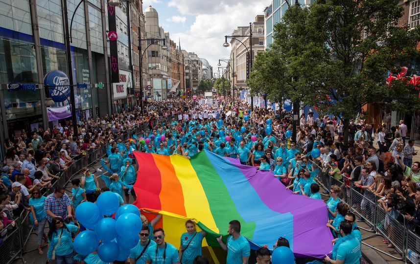 Gay pride parade events