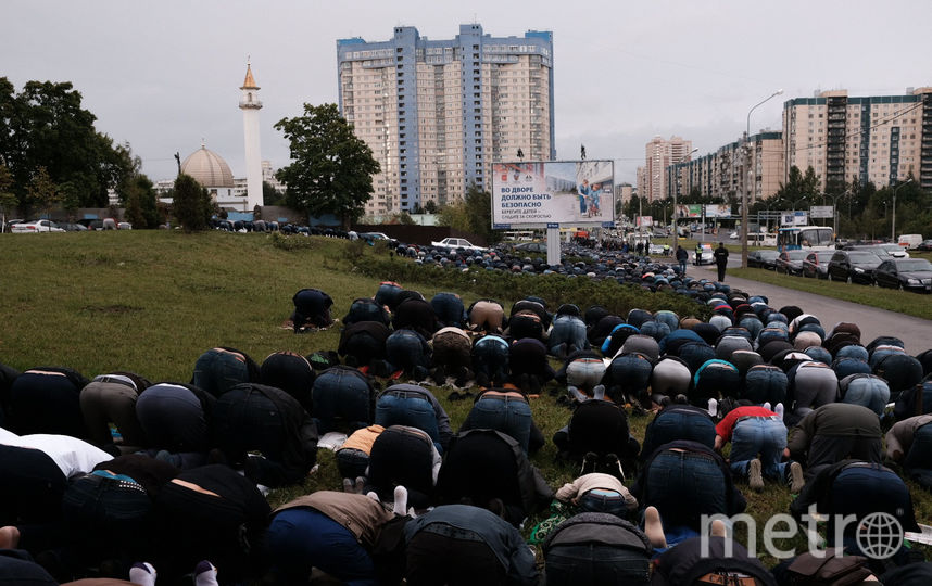 Курбан-байрам в Коломяжской мечети. Фото Святослав Акимов, "Metro"
