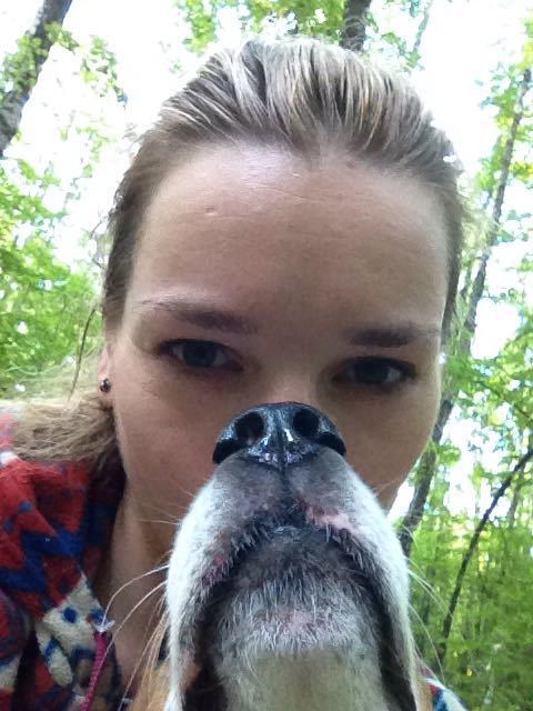 Я и пёс Бадди. Порода Эстонская гончая. Фото Оксана