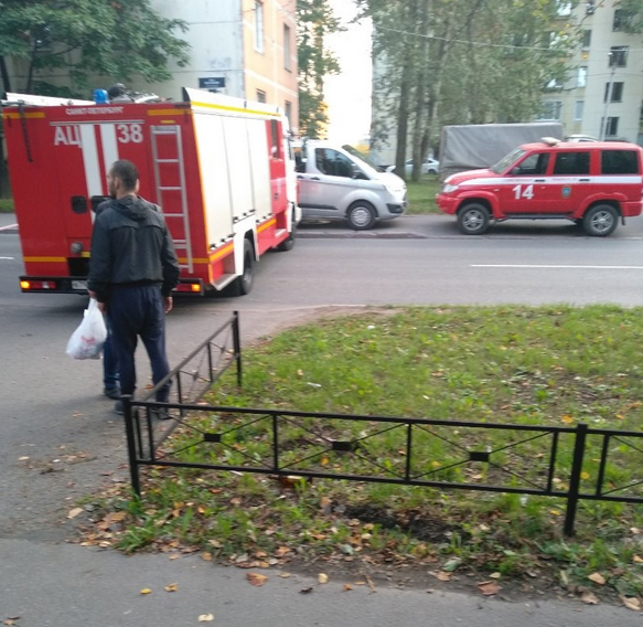 В Петербурге пьяный мужчина открыл огонь из окна жилого дома. Фото скриншот https://vk.com/spb_today
