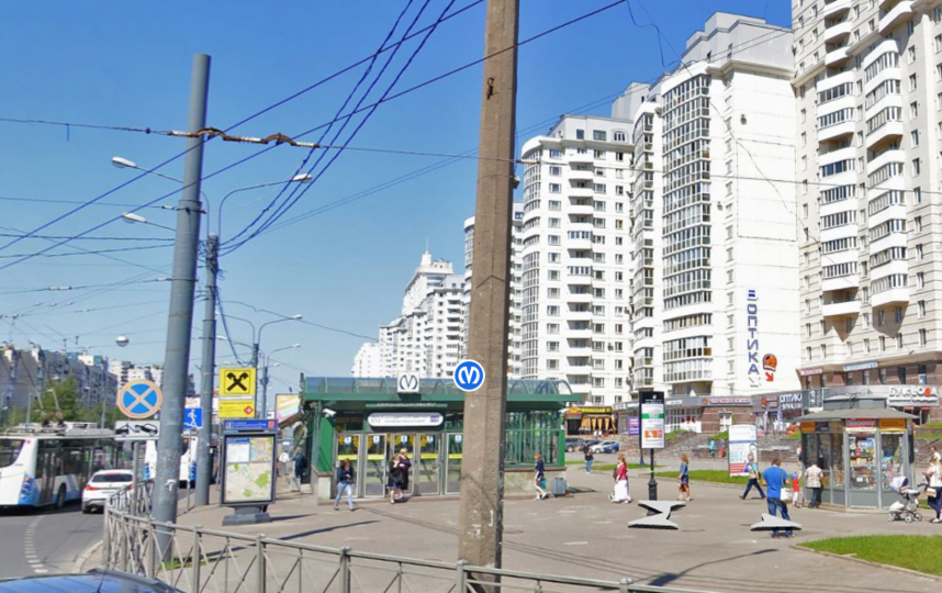 Станция метро "Комендантский проспект". Фото Скриншот Яндекс.Карты
