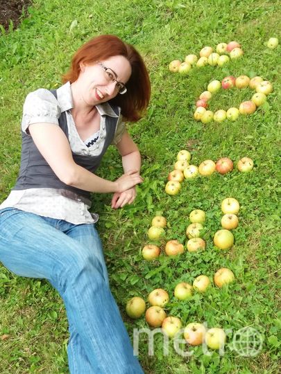 «Моё солнечное яблочное лето! Мне очень нравится добавлять спелые яблочки в любимые каши от Ясно солнышко!». Фото Юлия Ященко, "Metro"
