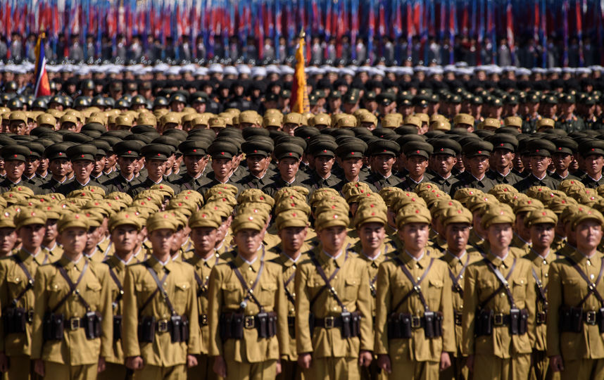 Военный парад в КНДР. Фото AFP
