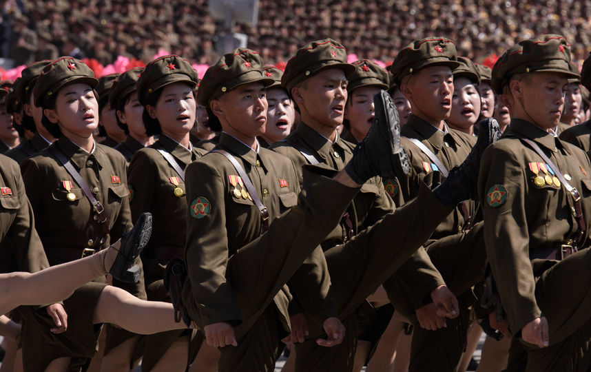 Военный парад в КНДР. Фото AFP