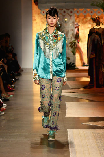 Неделя моды в Нью-Йорке: Anna Sui. Фото Getty