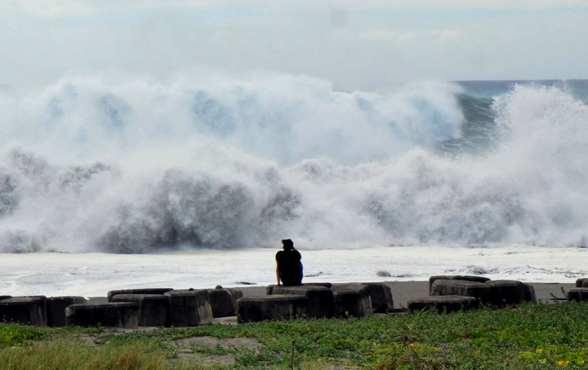 В Китае бушует страшный тайфун. Фото AFP