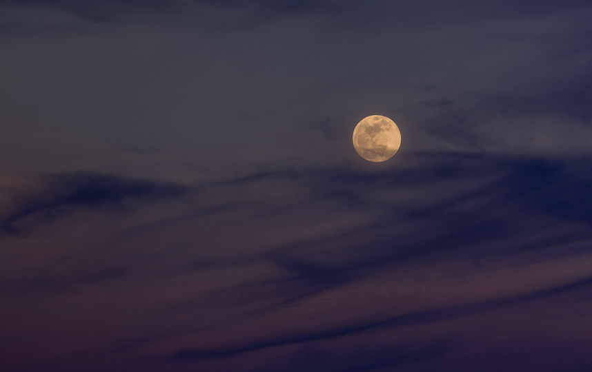 Спутник Земли Луна. Фото Getty