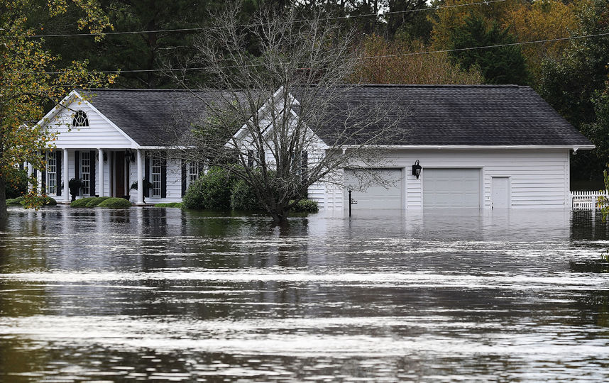 Наводнение в Каролине, США. Фото Getty