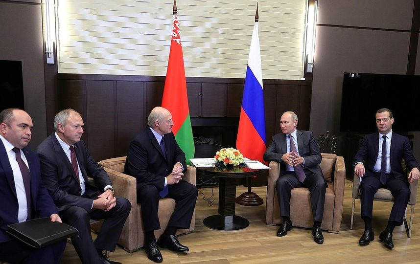 Встреча Александра Лукашенко и Владимира Путина. Фото kremlin.ru