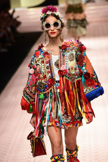 Показ Dolce&Gabbana в рамках Недели моды в Милане. Фото AFP