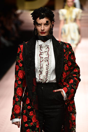 Показ Dolce&Gabbana в рамках Недели моды в Милане. Фото AFP