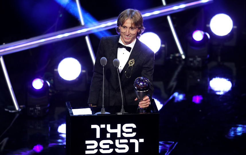 Обладатель премии лучшему футболисту года Лука Модрич. Фото Getty