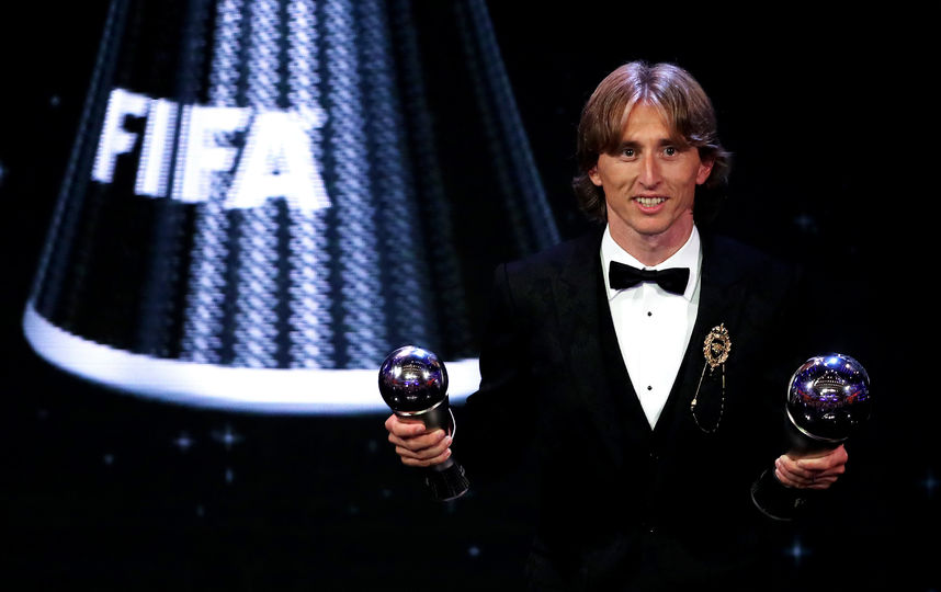 Обладатель премии лучшему футболисту года Лука Модрич. Фото Getty