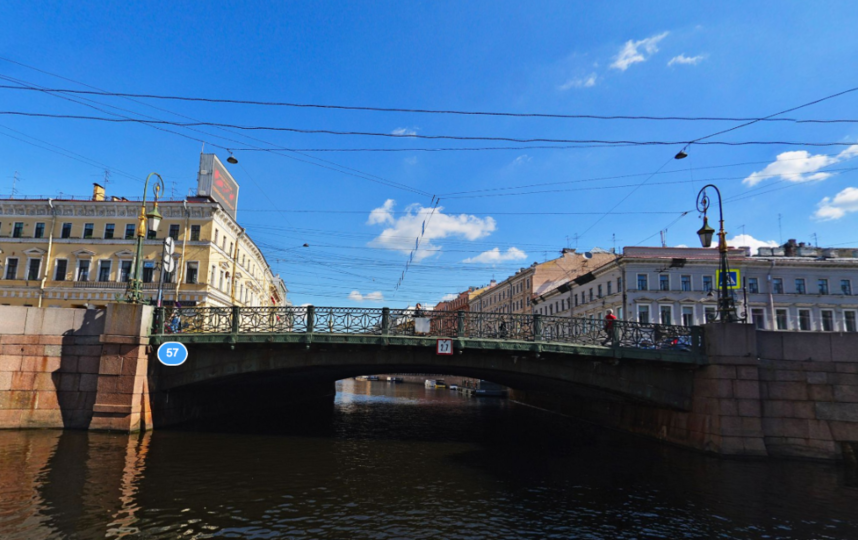 Зеленый мост в Петербурге. Фото Яндекс.Панорамы