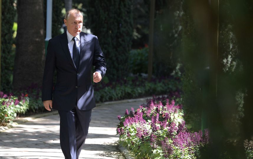 Путин побывал в Душанбе на саммите СНГ. Фото AFP